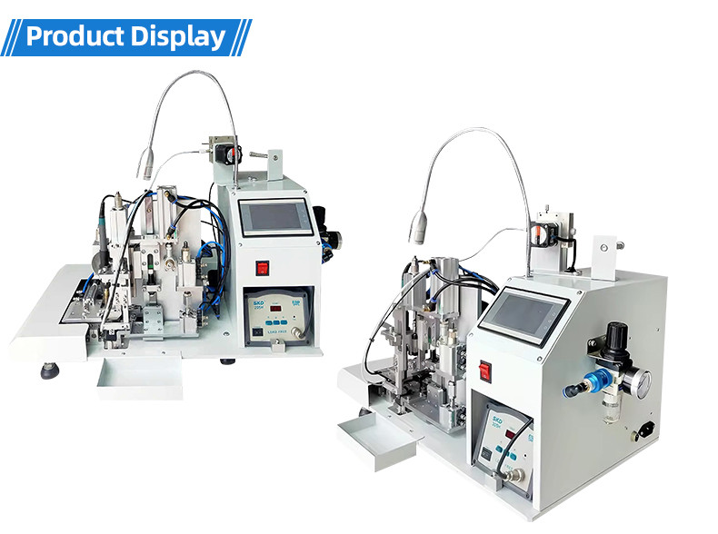 TR-388DZ Fully automatic double-head crimping enadouble-head inserting shellsingle-head threading hydrant machine