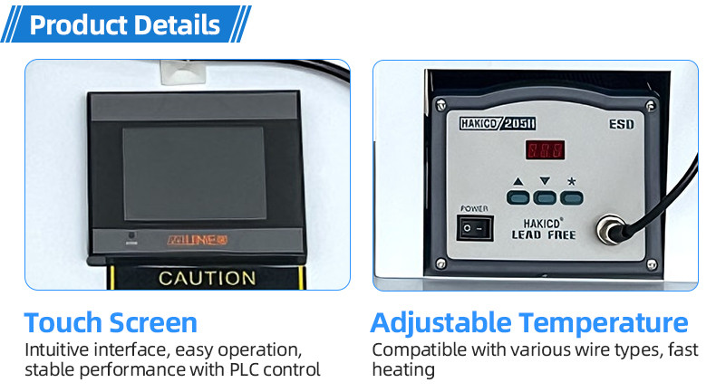 TR-388DZ Fully automatic double-head crimping enadouble-head inserting shellsingle-head threading hydrant machine