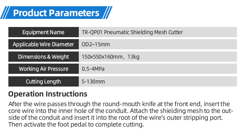 TR-315 Semi-auto Pneumatic Multi-cores Wire Stripping Machine