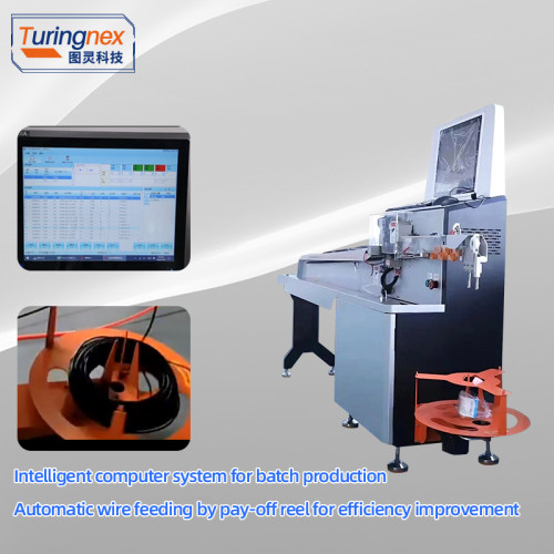 TR-CGB01 Full-Automatic Tube Threading, Marking & Wire Stripping Machine
