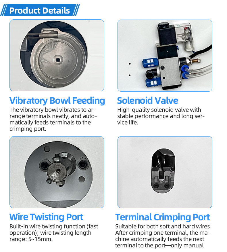 TR-388DZ Fully automatic double-head crimping enadouble-head inserting shellsingle-head threading hydrant machine