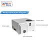 TR-2004B Semi-Automatic Pacifier Cap Crimping Machine