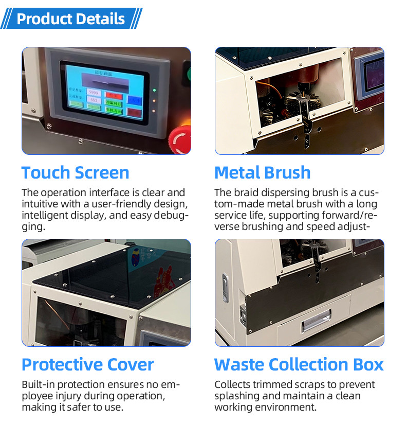 TR-315 Semi-auto Pneumatic Multi-cores Wire Stripping Machine