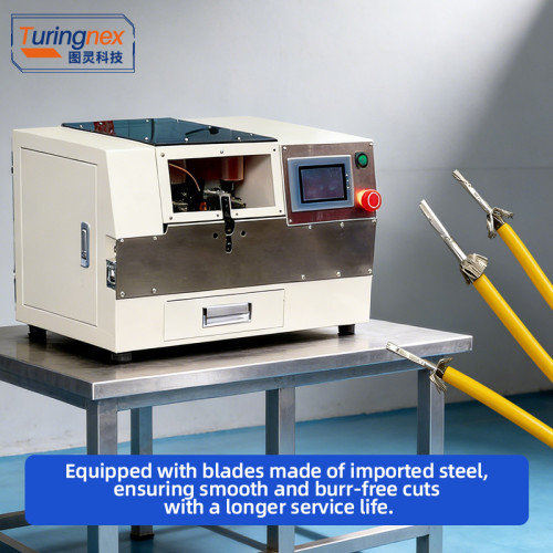 TR-CTB01 Automatic Brushing & Braided Cutting Machine