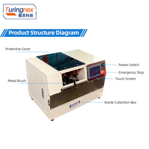 TR-CTB01 Automatic Brushing & Braided Cutting Machine