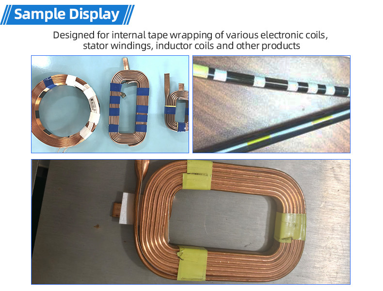 TR-J5 semi-automatic 85mm wide point tape wrapping machine