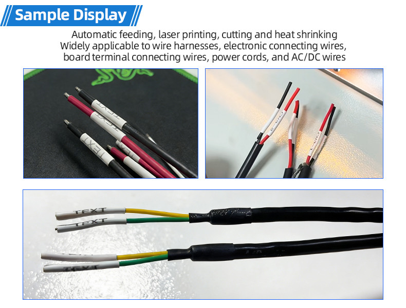 TR-500ST automatic all-in-one laser printing number tube heat shrinkable baking machine