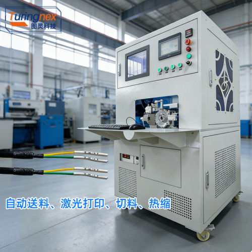 TR-JG02 激光打码穿号码管热缩套管机