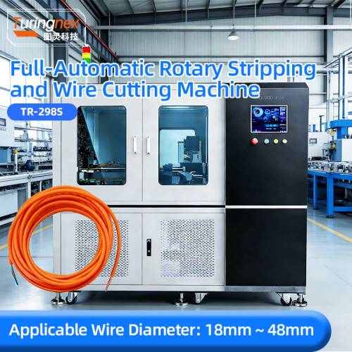 TR-298S Full-Automatic Rotary Stripping and Wire Cutting Machine