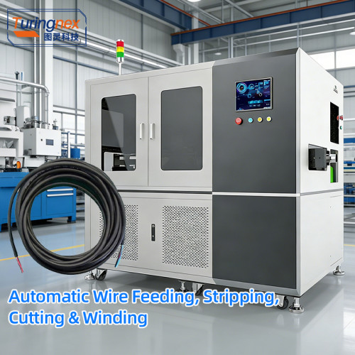 TR-298S Full-Automatic Rotary Stripping and Wire Cutting Machine