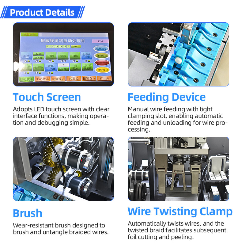 TR-388DZ Fully automatic double-head crimping enadouble-head inserting shellsingle-head threading hydrant machine