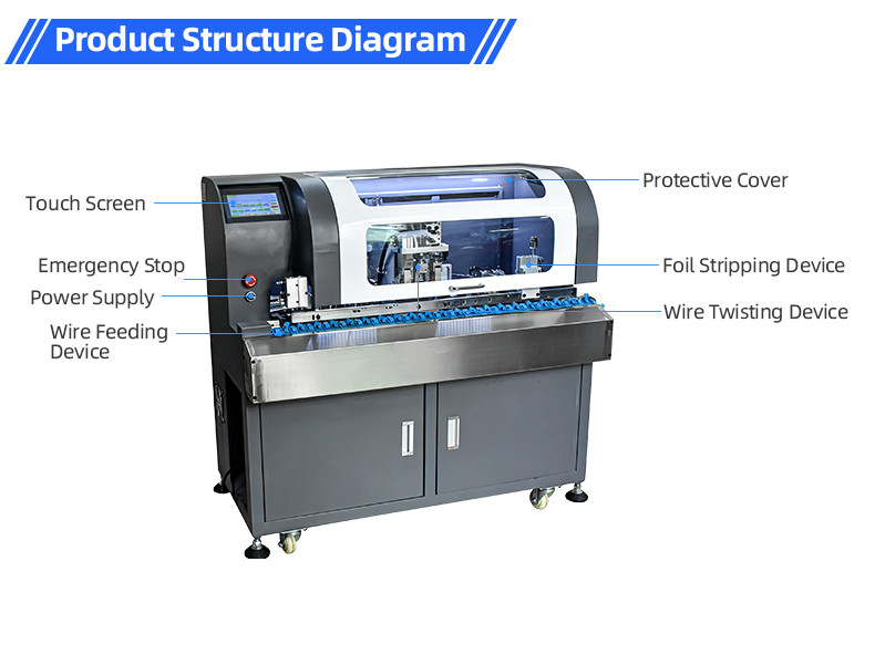 TR-388DZ Fully automatic double-head crimping enadouble-head inserting shellsingle-head threading hydrant machine
