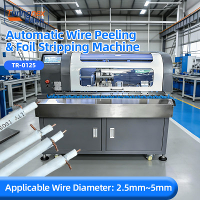 TR-0125 Automatic Wire Peeling & Foil Stripping Machine