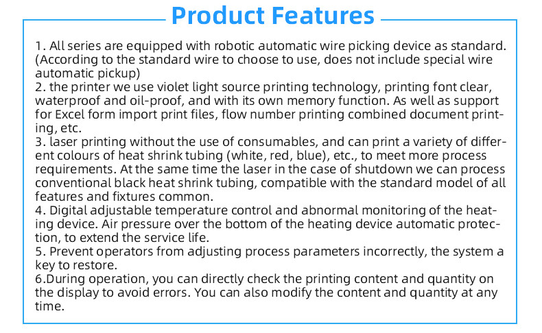 TR-500ST automatic all-in-one laser printing number tube heat shrinkable baking machine