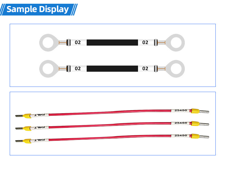 TR-3001 double-head 4T heat shrinkable tube terminal machine