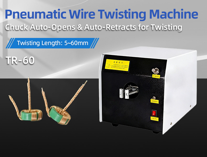 TR-3001 double-head 4T heat shrinkable tube terminal machine