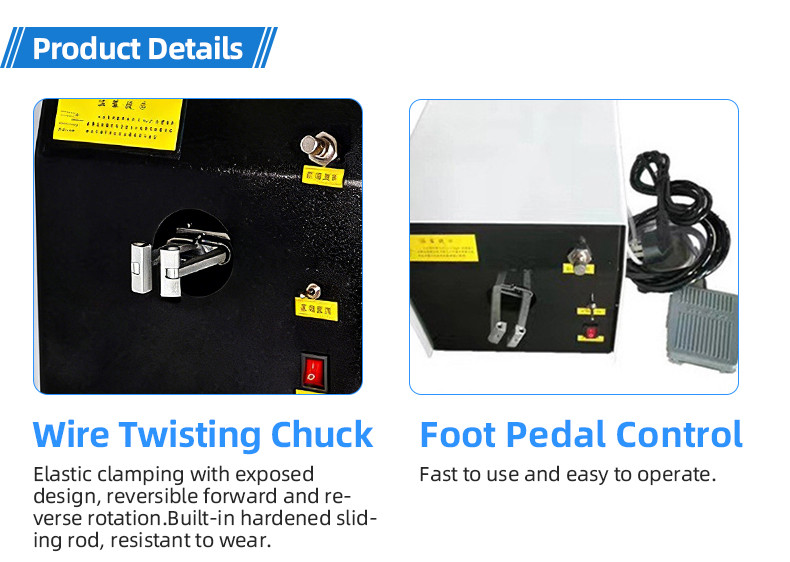 TR-3001 double-head 4T heat shrinkable tube terminal machine