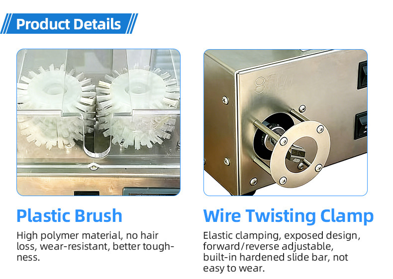 TR-3001 double-head 4T heat shrinkable tube terminal machine