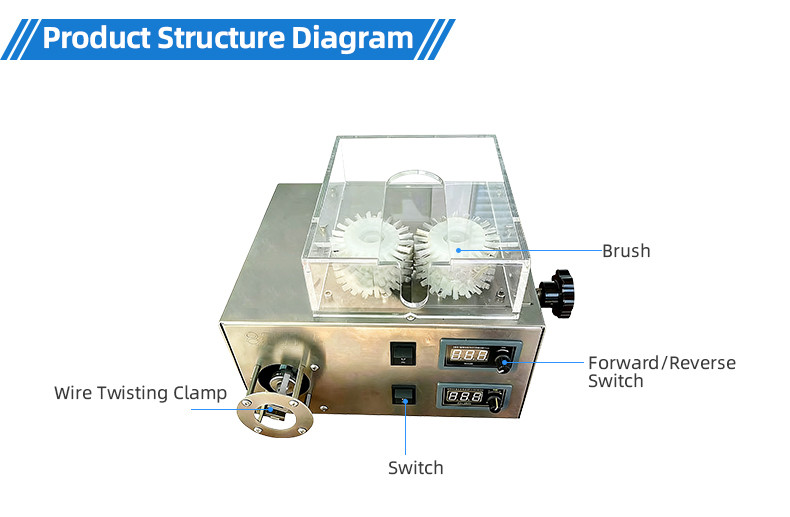 TR-3001 double-head 4T heat shrinkable tube terminal machine