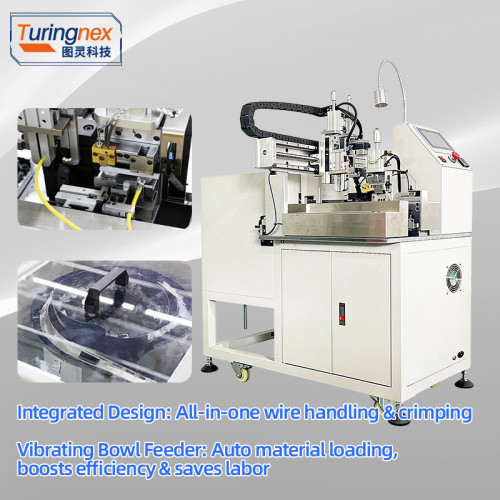 TR-1140B Semi-automatic Crystal Head Crimping Machine
