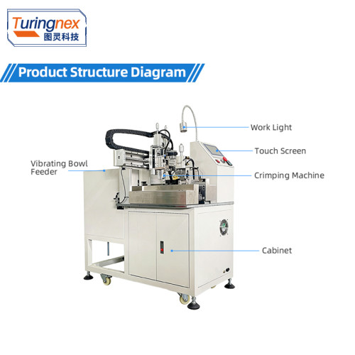 TR-1140B Semi-automatic Crystal Head Crimping Machine