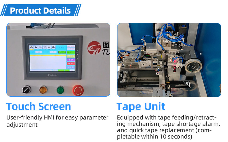 TR-J5 semi-automatic 85mm wide point tape wrapping machine