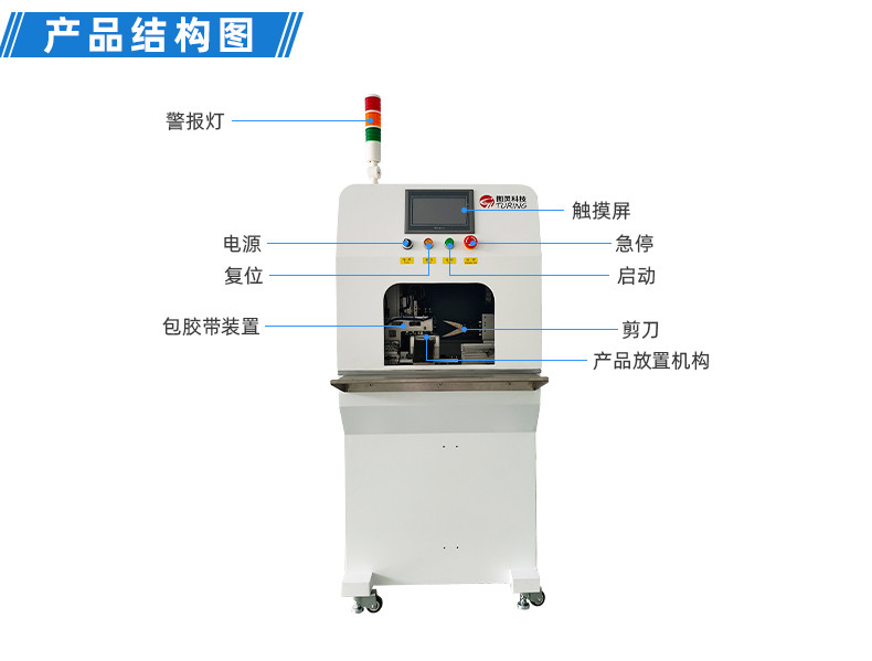 TR-J5半自动85mm宽点缠胶布机