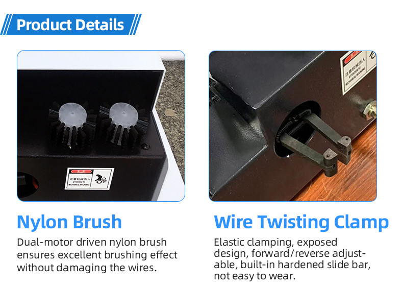 TR-3001 double-head 4T heat shrinkable tube terminal machine