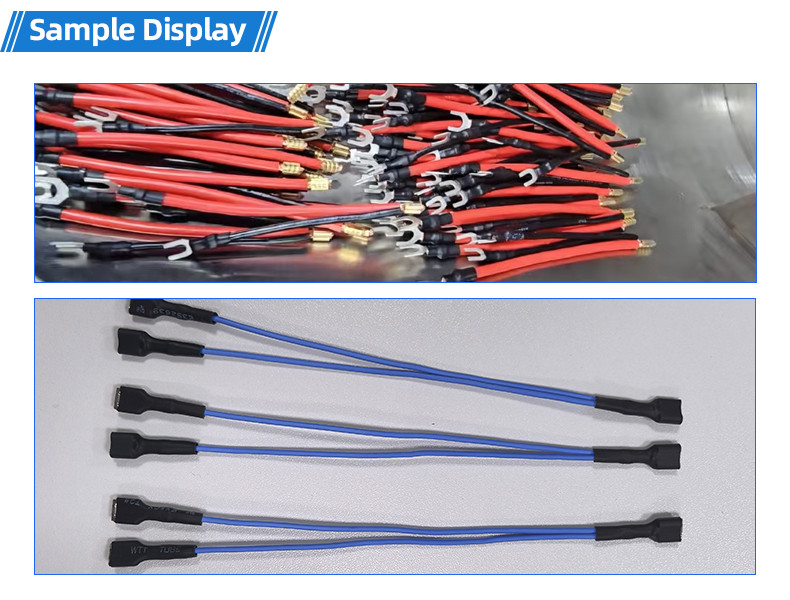 TR-3001 double-head 4T heat shrinkable tube terminal machine
