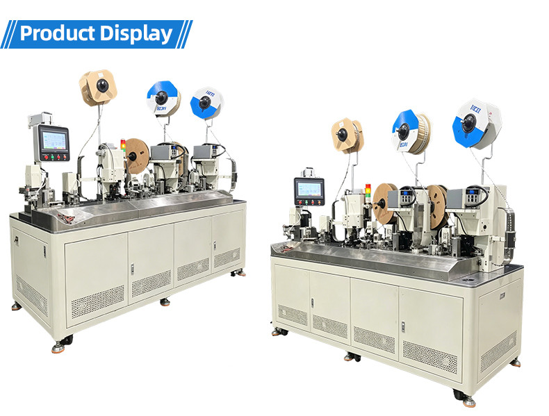 TR-3001 double-head 4T heat shrinkable tube terminal machine