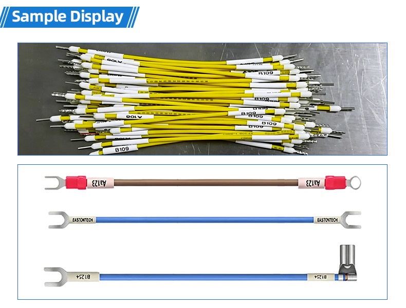TR-3001 double-head 4T heat shrinkable tube terminal machine
