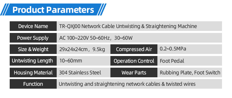 TR-3001 double-head 4T heat shrinkable tube terminal machine