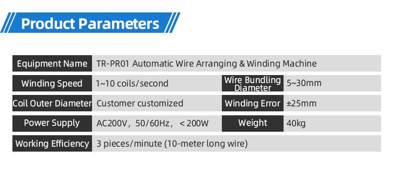 TR-268 Semi-auto Automatic Opening and Winding Machine
