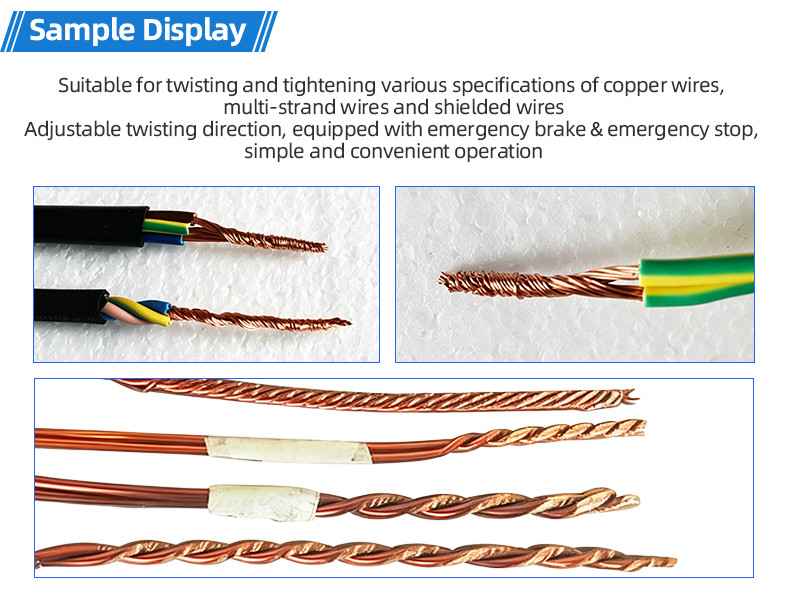TR-3001 double-head 4T heat shrinkable tube terminal machine