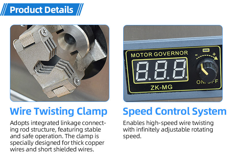 TR-3001 double-head 4T heat shrinkable tube terminal machine
