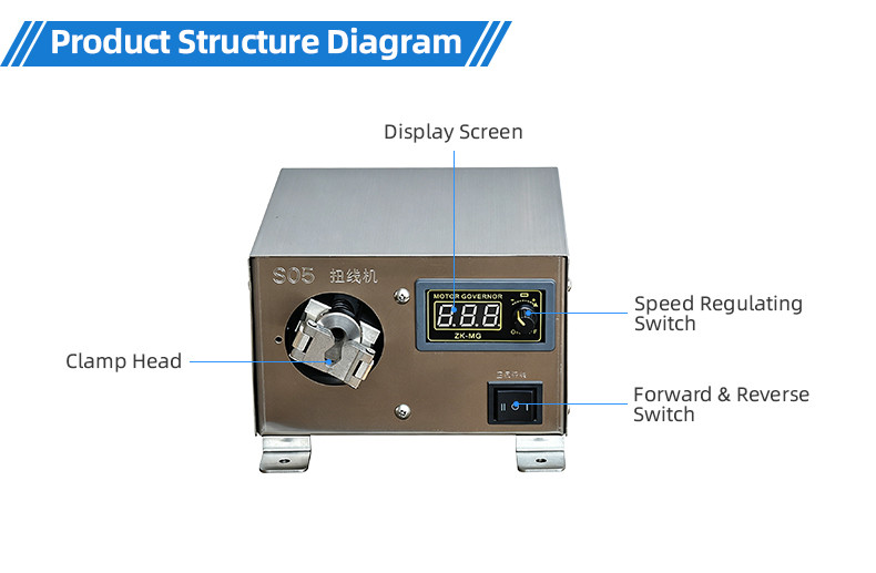 TR-3001 double-head 4T heat shrinkable tube terminal machine