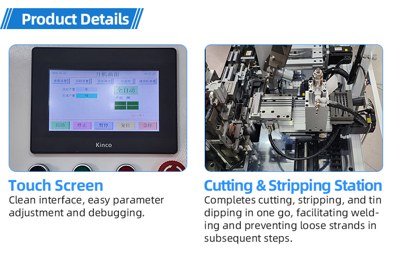 TR-3001 double-head 4T heat shrinkable tube terminal machine