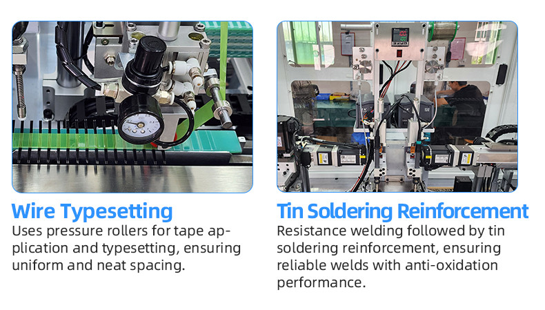 TR-3001 double-head 4T heat shrinkable tube terminal machine