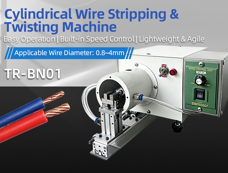TR-315 Semi-auto Pneumatic Multi-cores Wire Stripping Machine