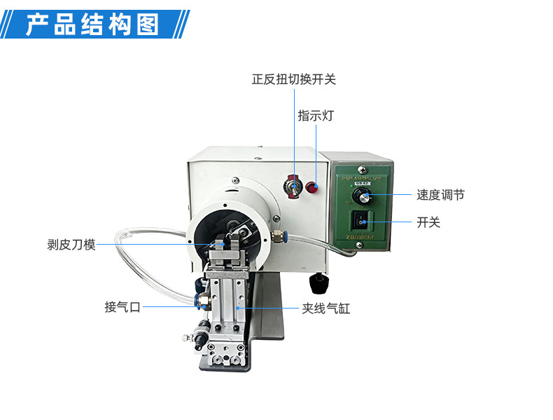 TR-620半自动气动剥皮机