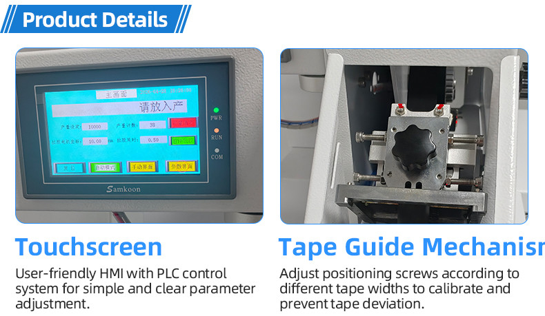 TR-J5 semi-automatic 85mm wide point tape wrapping machine