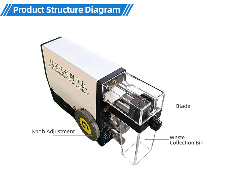 TR-315 Semi-auto Pneumatic Multi-cores Wire Stripping Machine