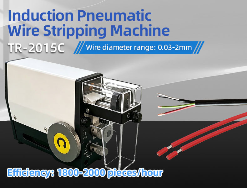 TR-315 Semi-auto Pneumatic Multi-cores Wire Stripping Machine