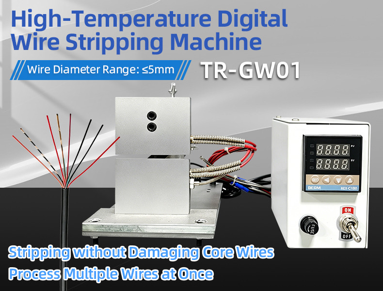 TR-018HS Large Square Wire Twisted Wire Dip Tin Terminal Machine
