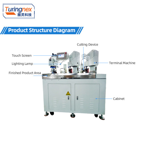 TR-HY05 Fully Automatic Three-in-One Terminal Crimping Machine