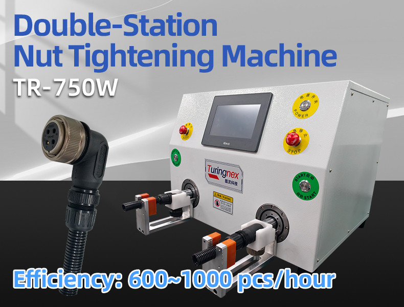 TR-388DZ Fully automatic double-head crimping enadouble-head inserting shellsingle-head threading hydrant machine