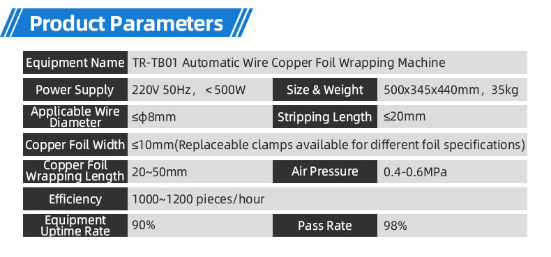 TR-303K Semi-automatic Single Pull Tape Wrapping Machine