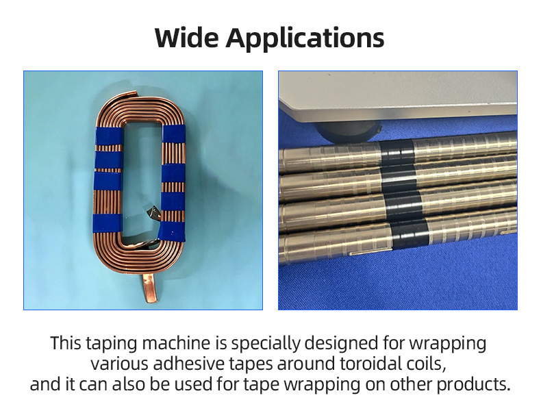 TR-J5 semi-automatic 85mm wide point tape wrapping machine