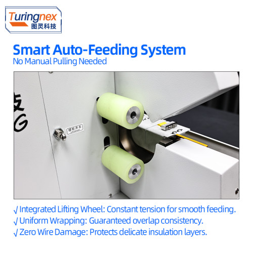 TR-303XH Semi-auto Heightened Full Tape Wrapping Machine