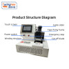 TR-J5 semi-automatic 85mm wide point tape wrapping machine
